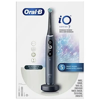 Brosse à dents électrique intelligente iO de série 7 d'Oral-B - Noir onyx