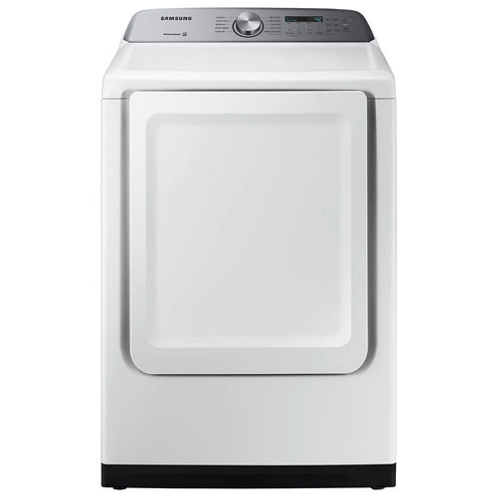 Samsung 7.4 Cu. Ft. Electric Dryer (DVE50T5205W) - White - Open Box - Scratch & Dent