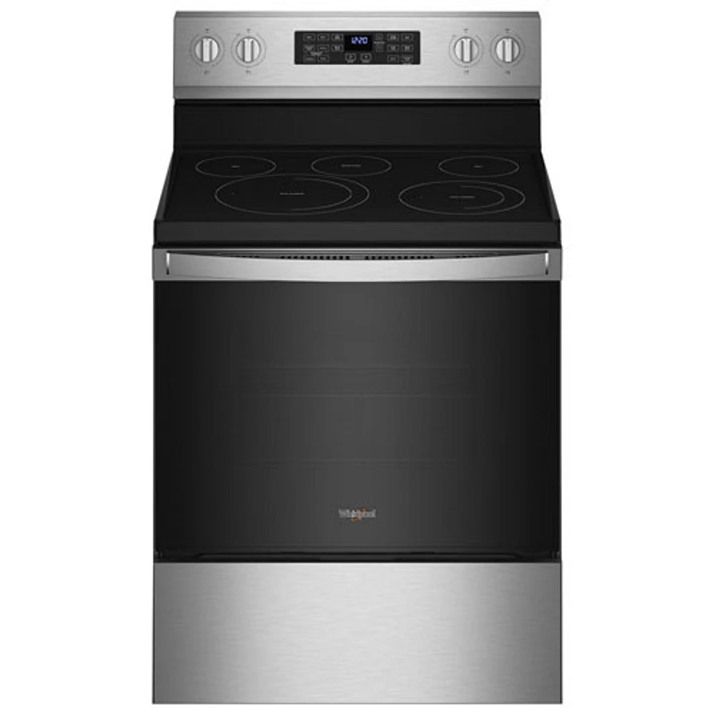 Whirlpool 30" 5.3 Cu. Ft. Electric Air Fry Range (YWFE550S0LZ) -Stainless -Open Box -Scratch & Dent