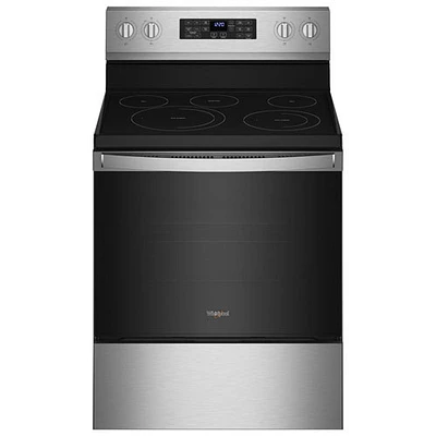 Whirlpool 30" 5.3 Cu. Ft. Electric Air Fry Range (YWFE550S0LZ) -Stainless -Open Box -Scratch & Dent