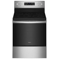 Whirlpool 30" 5.3 Cu. Ft. Electric Air Fry Range (YWFE550S0LZ) -Stainless -Open Box -Scratch & Dent