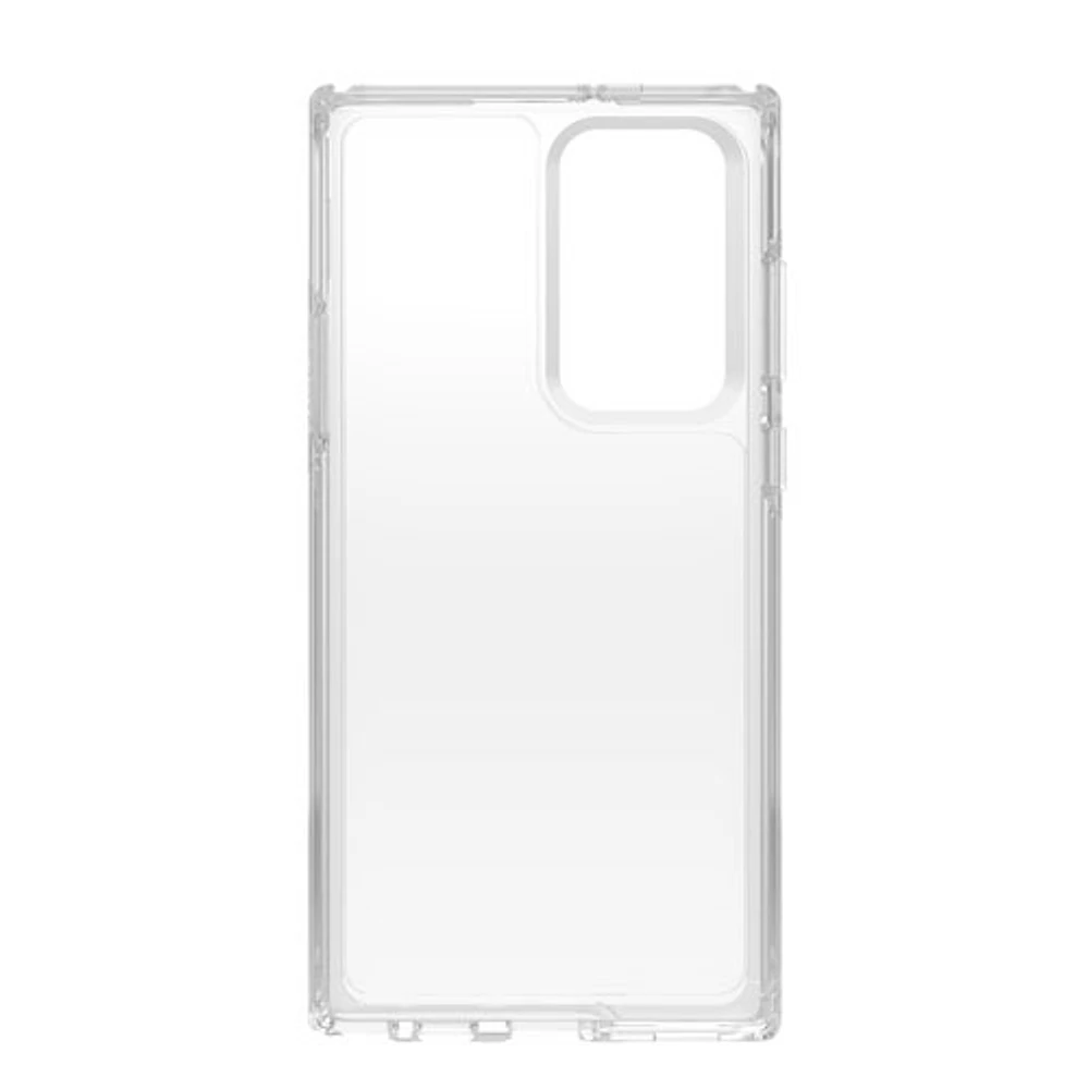 Étui rigide ajusté Symmetry d'OtterBox pour Galaxy S22 Ultra 5G - Transparent