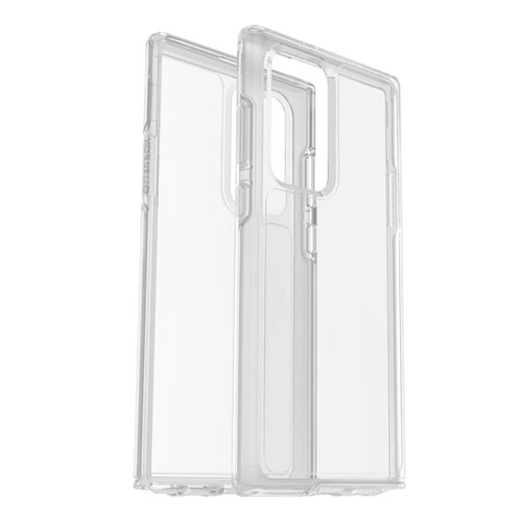 Étui rigide ajusté Symmetry d'OtterBox pour Galaxy S22 Ultra 5G - Transparent