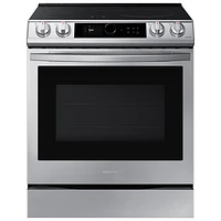 Samsung 30" 6.3 Cu. Ft. Slide-In Induction Range (NE63T8911SS) -Stainless -Open Box -Perfect Condition
