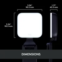 Logitech Litra Glow Premium LED Streaming Light with TrueSoft - Black