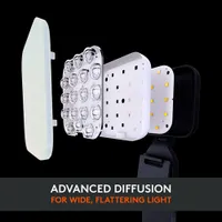 Logitech Litra Glow Premium LED Streaming Light with TrueSoft - Black