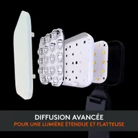 Logitech Litra Glow Premium LED Streaming Light with TrueSoft - Black