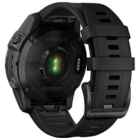 Montre intelligente multisport Bluetooth de mm fēnix 7X Sapphire Solar de Garmin