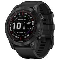 Montre intelligente multisport Bluetooth de mm fēnix 7X Sapphire Solar de Garmin