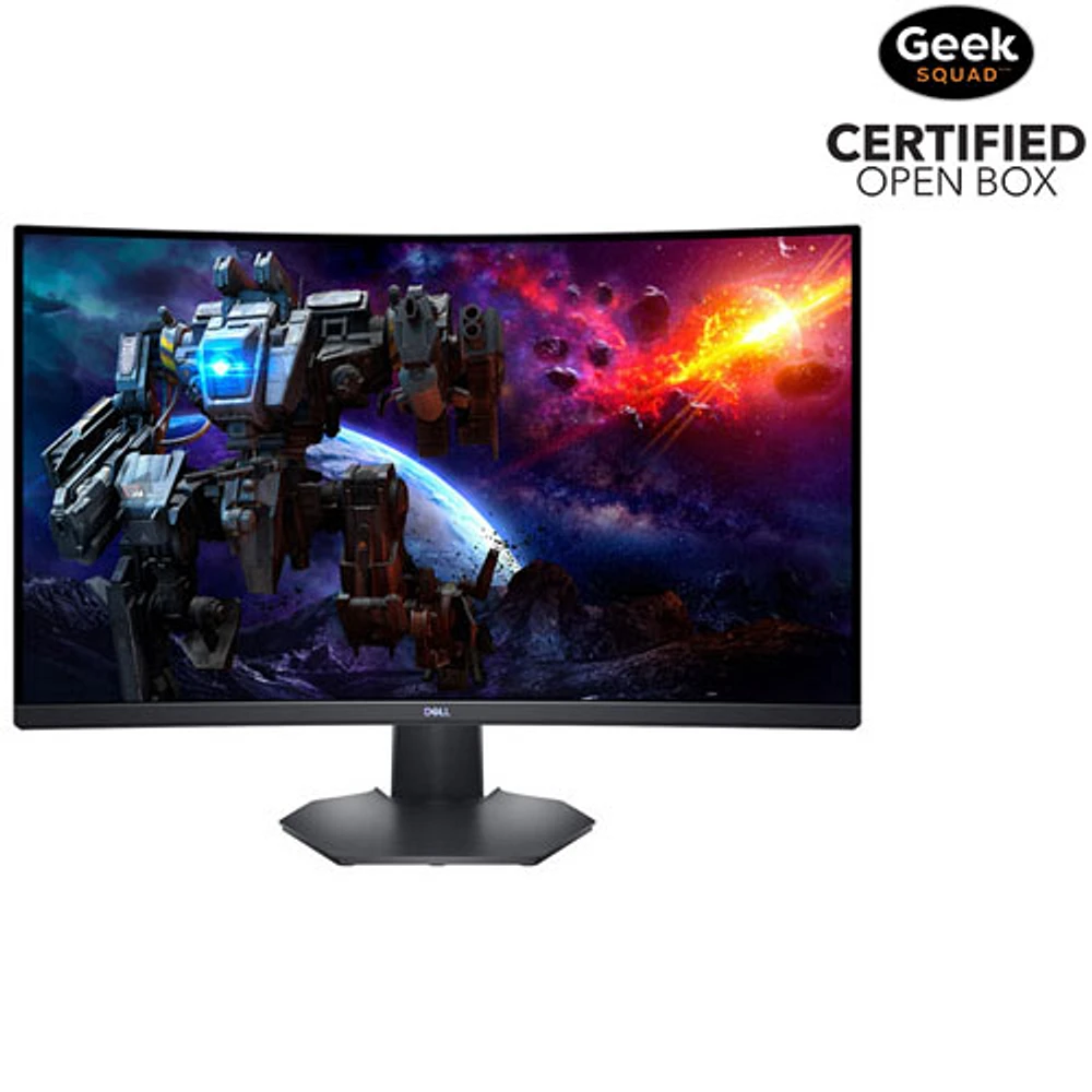 Open Box - Dell 31.5" 1440p WQHD 165Hz 2ms GTG Curved VA LED FreeSync Gaming Monitor (S3222DGM) - Black