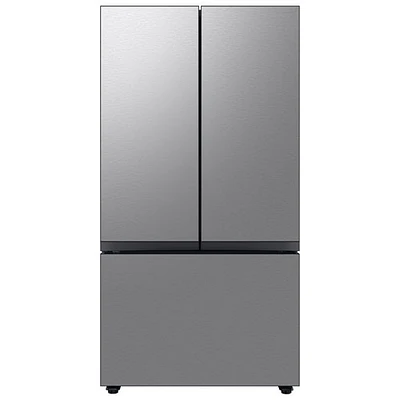 Réfrigérateur à 3 portes à profondeur de comptoir 23,9 pi³ 36 po BESPOKE de Samsung (RF24BB6200QLAA) - Acier inoxydable