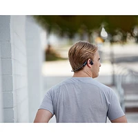 Shokz OpenMove Bone Conduction Open-Ear Bluetooth Headphones - Grey