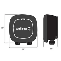 Wallbox Pulsar Plus Level 2 Smart Electric Vehicle Charging Station (J1772 / 40A / Wi-Fi / 25ft.)
