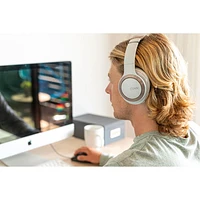 Cleer Audio Enduro ANC Over-Ear Noise Cancelling Bluetooth Headphones - Light Grey
