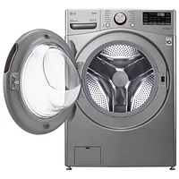 LG 5.2 Cu. Ft. Front Load Steam Washer (WM3850HVA) - Graphite Steel - Open Box - Perfect Condition