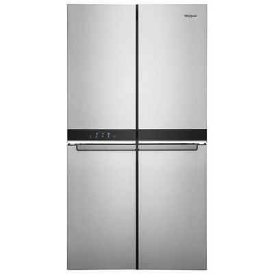 Réfrigérateur à deux portes 36 po 19,4 pi³ de Whirlpool (WRQA59CNKZ) - Inox - Boîte ouverte - Parfait état
