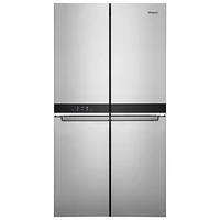 Réfrigérateur à deux portes 36 po 19,4 pi³ de Whirlpool (WRQA59CNKZ) - Inox - Boîte ouverte - Parfait état