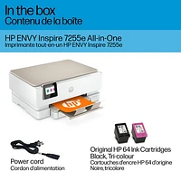 HP ENVY Inspire 7255e Wireless All-In-One Inkjet Printer - HP Instant Ink 3-Month Free Trial Included*