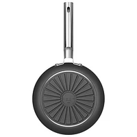 Smeg 9.5" Aluminum Frying Pan - Matte Black