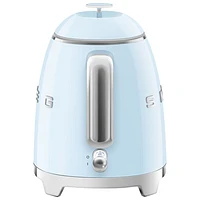 Smeg 50's Retro Style Mini Electric Kettle - 0.8L- Pastel Blue