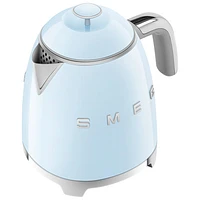Smeg 50's Retro Style Mini Electric Kettle - 0.8L- Pastel Blue