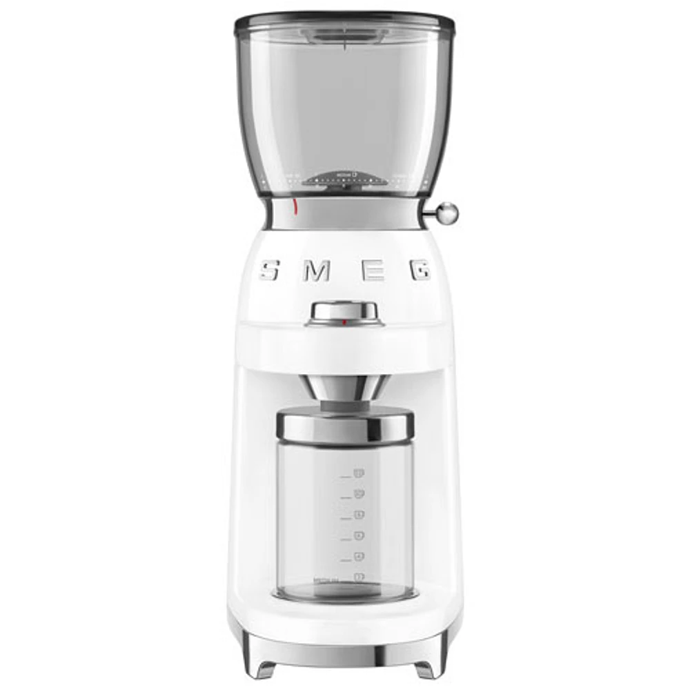 Moulin à café à meules des années 50 de Smeg - Blanc