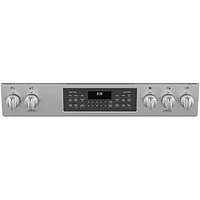 GE 30" 6.7 Cu. Ft. Double Oven 5-Burner Slide-In Gas Range (JCGSS86SPSS) - Stainless Steel