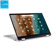 Chromebook tactile 14 po Spin 514 d'Acer - Argenté (Core i3-1110G4 d'Intel/SSD 256 Go/RAM 8 Go/ChromeOS)