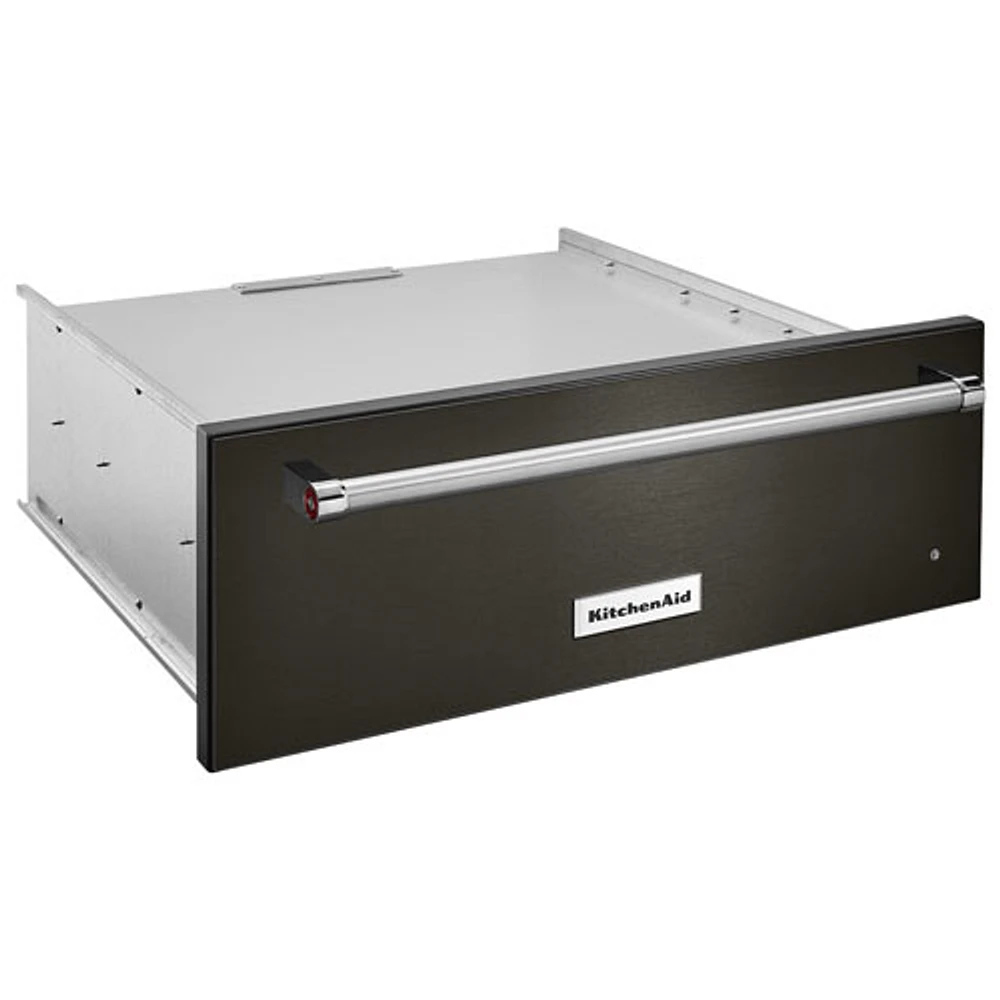 KitchenAid 30" 1.5 Cu. Ft. Easy Clean Warming Drawer (KOWT100EBS) - Black Stainless