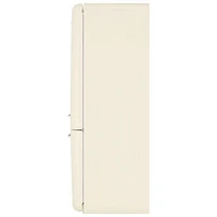 Smeg 50's Style 28" 18 Cu. Ft. Bottom Freezer Refrigerator with Ice Dispenser (FAB38URCR) - Cream