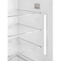 Smeg Portofino 28" 18 Cu. Ft. Bottom Freezer Refrigerator with Ice Dispenser (FA490URR) - Red