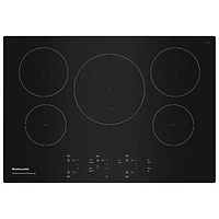 KitchenAid 30" 5-Element Induction Cooktop (KCIG550JBL) - Black