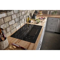 Surface de cuisson électrique de 30 po à 5 éléments de KitchenAid (KCES950KBL) - Noir