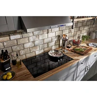 Surface de cuisson électrique de 30 po à 5 éléments de KitchenAid (KCES950KBL) - Noir