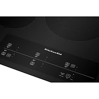 Surface de cuisson électrique de 30 po à 5 éléments de KitchenAid (KCES950KBL) - Noir