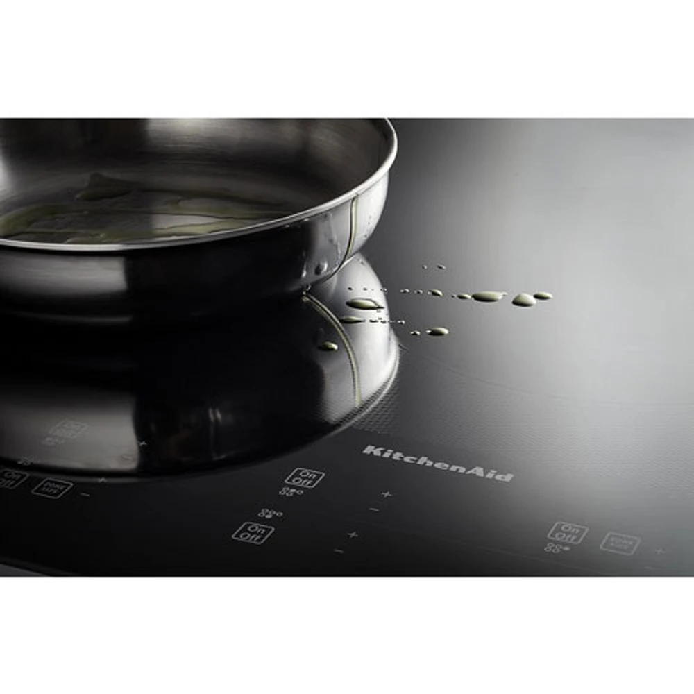 Surface de cuisson électrique de 30 po à 5 éléments de KitchenAid (KCES950KBL) - Noir