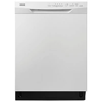 Lave-vaisselle encastrable 24 po 51 dB avec cuve en acier inoxydable d'Insignia (NS-DWRF2WH3) - Blanc - Exclusivité Best Buy