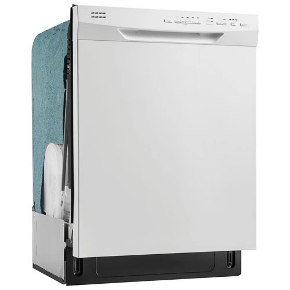 Lave-vaisselle encastrable 24 po 51 dB avec cuve en acier inoxydable d'Insignia (NS-DWRF2WH3) - Blanc - Exclusivité Best Buy