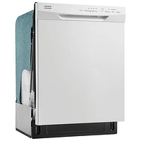 Lave-vaisselle encastrable 24 po 51 dB avec cuve en acier inoxydable d'Insignia (NS-DWRF2WH3) - Blanc - Exclusivité Best Buy