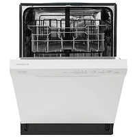 Lave-vaisselle encastrable 24 po 51 dB avec cuve en acier inoxydable d'Insignia (NS-DWRF2WH3) - Blanc - Exclusivité Best Buy