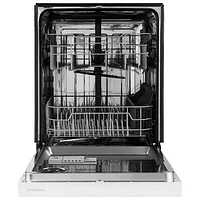 Lave-vaisselle encastrable 24 po 51 dB avec cuve en acier inoxydable d'Insignia (NS-DWRF2WH3) - Blanc - Exclusivité Best Buy