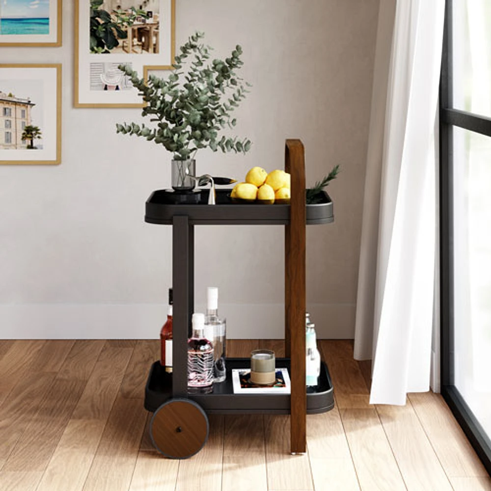 Desserte moderne Bellwood d'Umbra - Noir/Naturel