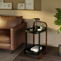 Desserte moderne Bellwood d'Umbra - Noir/Naturel