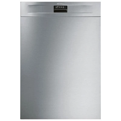 Lave-vaisselle encastrable 24 po 44 dB avec troisième panier de Smeg (LSPU8653X) - Acier inoxydable
