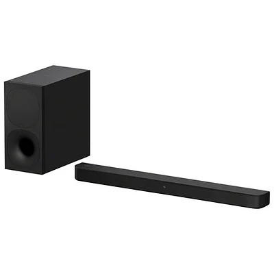 Barre de son à 2.1 canaux de 330 W HT-S400 avec haut-parleur d'extrêmes graves sans fil de Sony