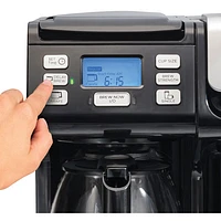 Hamilton Beach FlexBrew Trio Coffee Maker - 12-Cup - Black/Silver