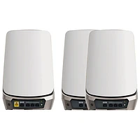 Système maison intégrale maillé Wi-Fi 6E quatre bandes 16 flux Orbi AXE11000 de NETGEAR (RBKE963) - Ensemble de 3
