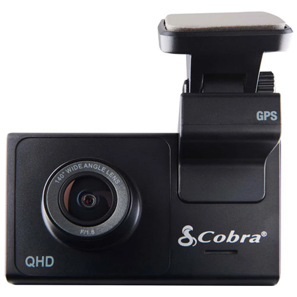 Caméra de tableau de bord SC200D avec écran ACL de 3 po et caméra arrière de Cobra