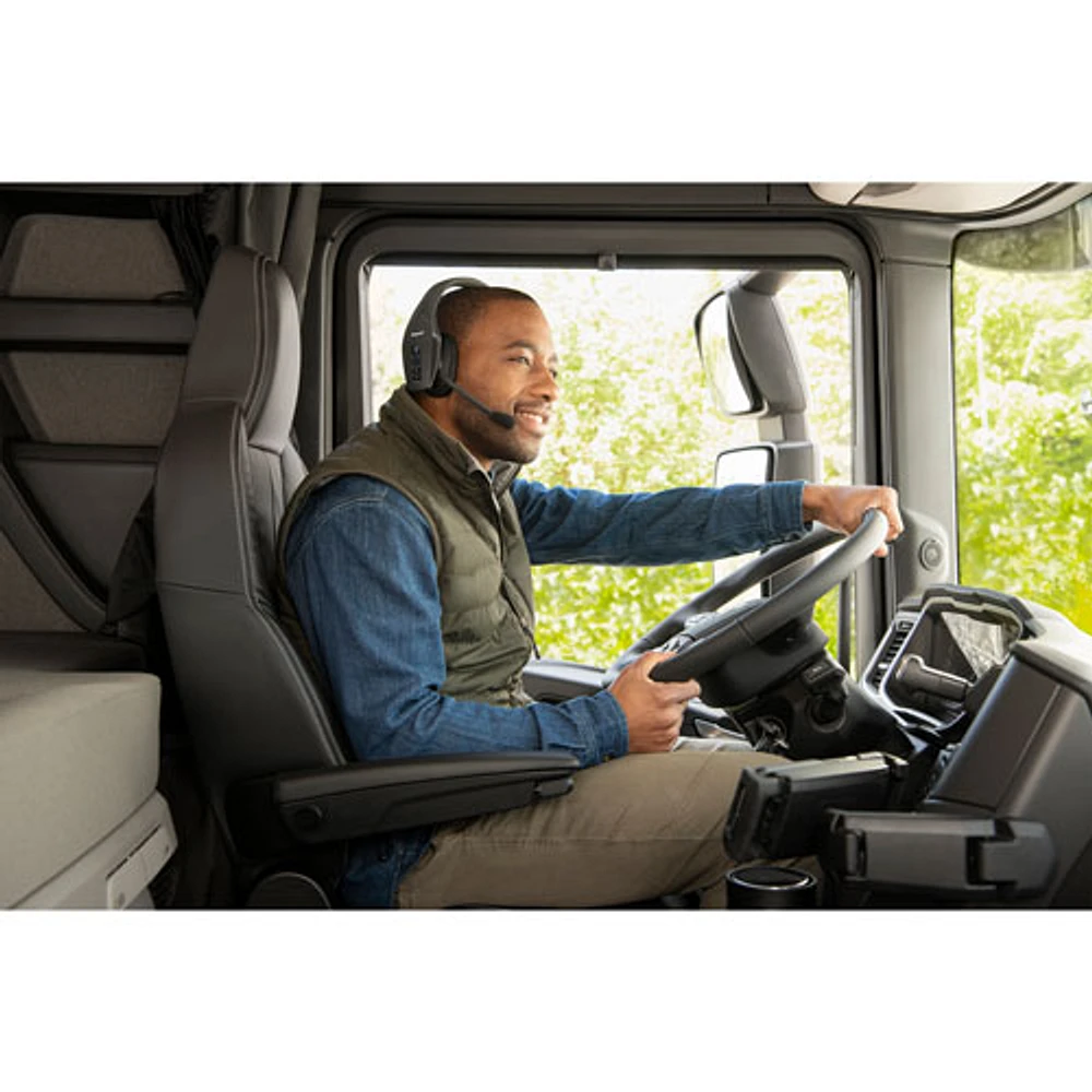 Casque d'écoute mono sans fil Bluetooth B650-XT de BlueParrott avec microphone à suppression du bruit à 96 %