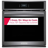 Frigidaire Gallery 27" 3.8 CU. Ft Combination Electric Wall Oven (GCWS2767AD) - Black Stainless Steel